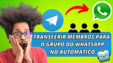 Membros do Telegram para o grupo do Whatsapp no automático