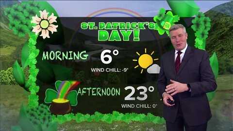 Windy and cold Saturday, bundle up for St. Patrick's Day parade!