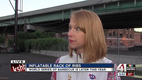 American Royal reveals giant rack of ribs on billboard