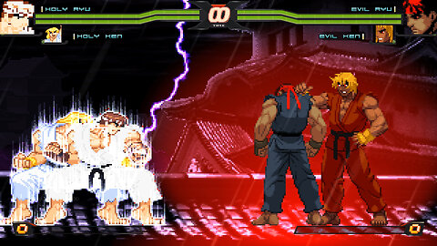 MUGEN - Holy Ryu & Holy Ken vs. CVS Evil Ryu & CVS Evil Ken - Download