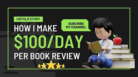 📘 Make Money Online Reading Books - Earn $100 per Book Review! 📘