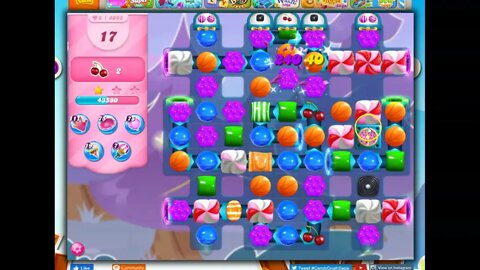 Candy Crush Level 6092 Talkthrough, 28 Moves 0 Boosters