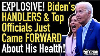 EXPLOSIVE Report Blows Lid Off Joe Biden's Handlers & What Top Officials REALLY Saw!