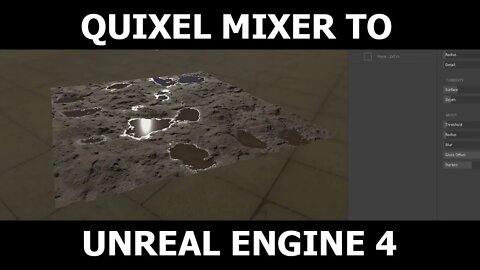 Quixel Mixer to Unreal Engine 4
