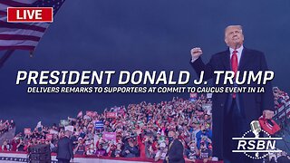 President Trump rallies voters at Commit to Caucus event in Coralville, Iowa - 12/13/23