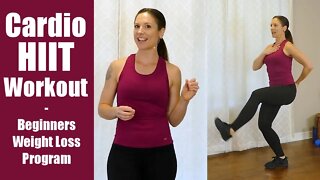 Total Body HIIT for Weight Loss & Fat Burning! Beginner Level, No Equipment! Exercises, At Home Fit