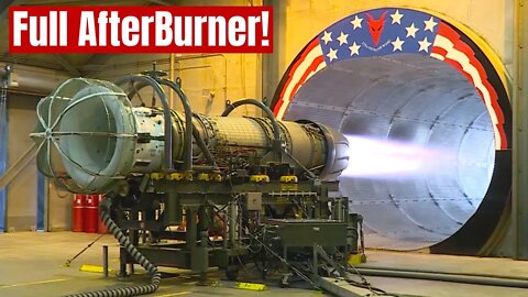 F-16 Engine Test With Full AfterBurner. See, Hear And Feel 29,400 Pounds Of Thrust!