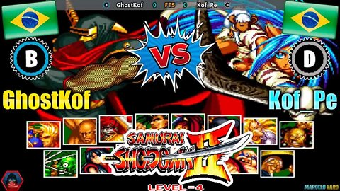 Samurai Shodown II (GhostKof Vs. Kof_Pe) [Brazil Vs. Brazil]