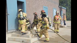Structural Fire Training at Macomb Township FD Training Center 2014