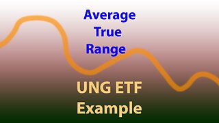 UNG (United States Natural Gas Fund ETF) Chart Analysis ATR Example Case Study 1