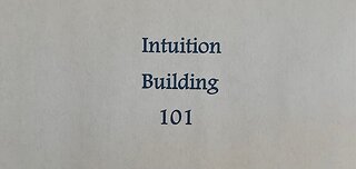 Read The Symbology - Intuition Building 101