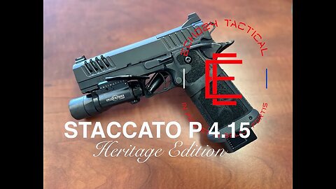 STACCATO P 4.15 Heritage Edition. FIRST SHOTS.... WOW!!