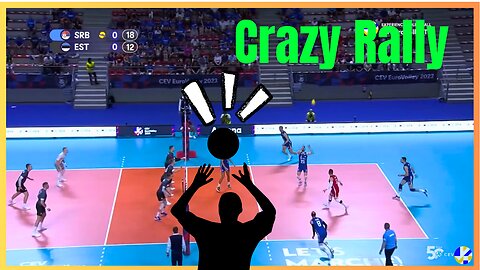 Crazy Volleyball Rally #volleyball