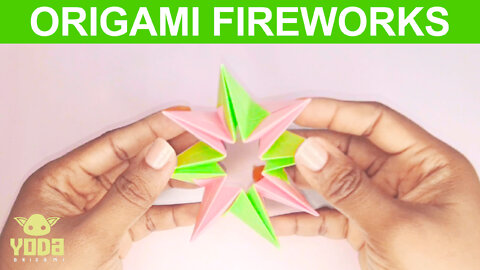 How To Make an Origami Magic Fireworks - Easy And Step By Step Tutorial