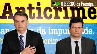 Bolsonaro e Moro Lançam Campanha Publicitária ANTICRIME