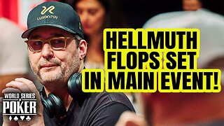 Phil Hellmuth Plays Huge Pot on Day 1 of 2023 World Series of Poker Main Event!