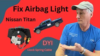 How To Change Clock Spring Cable on 2009 Nissan Titan: DIY Fix for Airbag Light & More