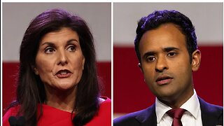 Vivek Ramaswamy TROLLS Neo Con Nikki Haley by using her REAL name