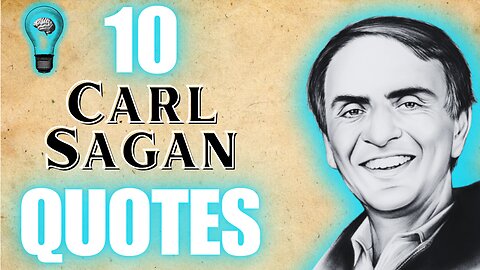 10 Carl Sagan QUOTES That Will Inspire Your Journey of Discovery! 🌌🔭