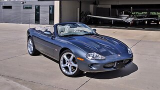 2000 Jaguar XKR Convertible Supercharged 4.0L V8 Twin Cam Mistral Metallic XK Series BBS 20" Wheels