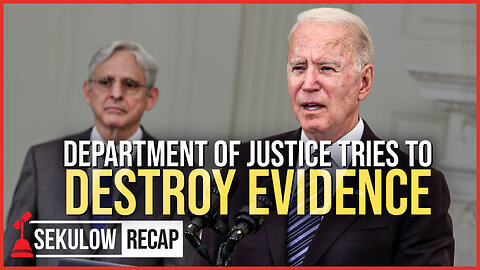 Is it shocking that the Department of Justice is trying to destroy evidence?