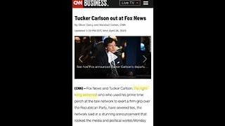 BREAKING NEWS - Tucker Carlson Parts Ways With Fox News and CNN Fires Don Lemon