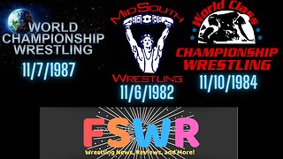 Classic Wrestling: NWA WCW 11/7/87, Mid South Wrestling 11/6/82, WCCW 11/10/84 Recap/Review/Results