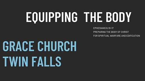 Fasting - 10/30/2022 - | Equipping the Body Series |