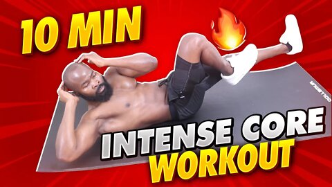 At Home 10 Min Intense Core Workout | No Equipment | It Burns | Build your Abs Fast!!