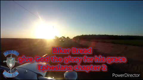 Biker Bread give God the glory for his grace Ephesians 2