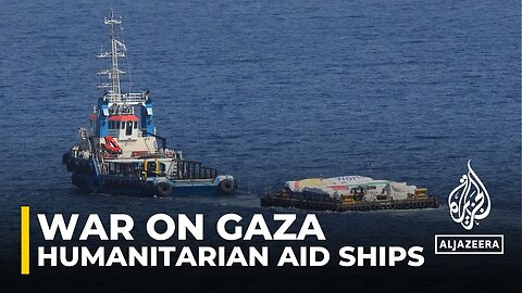 Ship believed to be delivering humanitarian aid spotted off the coast of Gaza