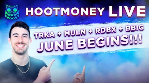 🔴 LIVE -- WILL JUNE BE GREEN OR RED?!?! -- TRKA = MOON MONSTER -- BBIG TYDE RDBX ATER BIOR AMC GME