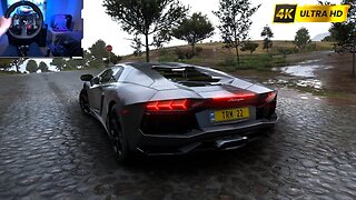 Lamborghini Aventador LP700-4 \\ Forza Horizon 5 // Steering wheel