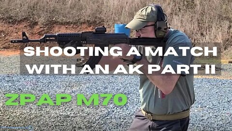 #zpap #ak47 MTS 2nd video Shooting an AK in a Match (ZPAP M70)