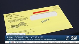 Pinal County sending new ballots after human error