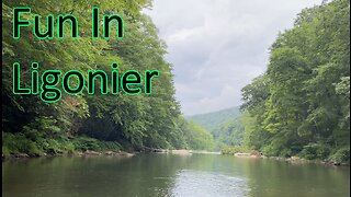 Adventure in Ligonier, PA: Bass Fishing then Visiting Linn Run State Park in a Thunderstorm