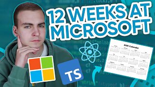 12 Weeks as a Microsoft Intern - My Software Engineer Experience
