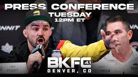 BKFC 41 Live Press Conference!