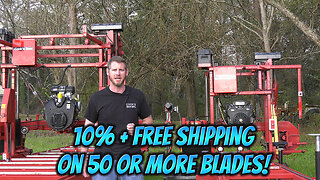 Free shipping and 10% off blade orders of 50 or more!