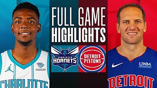 Game Recap: Pistons vs Hornets 113 - 106