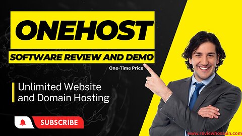 OneHost Software Review – Unlimited Website and Domain Hosting