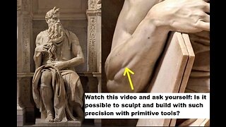 Watch this video and ask yourself: it possible to sculpt with such precision with primitive tools?