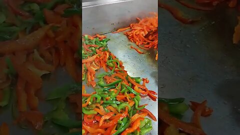 Perfect Grilled Peppers #shortsviral #satisfying #asmrsounds #grilled