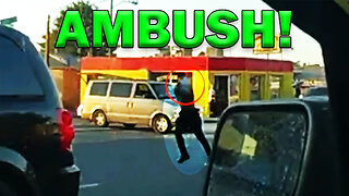 Armed Bad Guy Ambushes Cops In Police Car On Video! LEO Round Table S07E44e