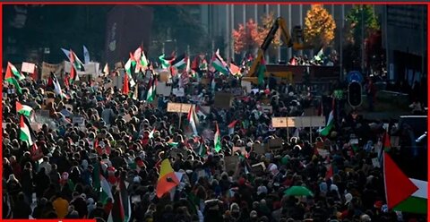 Protestors in US demanding ceasefire in Gaza block major freeway in Seattle