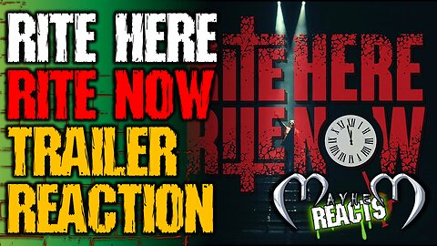 RITE HERE RITE NOW REACTION - Ghost: Rite Here Rite Now | Official Film Trailer | Haunting Cinemas W