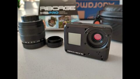 Modified GoPro Hero5 Black and interchangeable lenses...