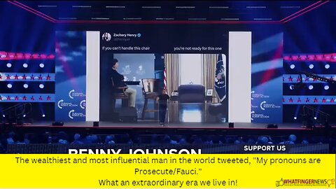 The wealthiest and most influential man in the world tweeted, "My pronouns are Prosecute/Fauci."