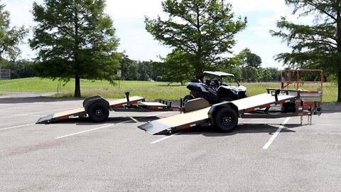 NEW T4X - 7k Power and G4X - 7k Gravity Tilt Equipment Haulers | MAXX-D 2020