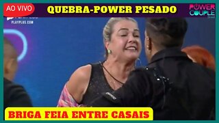 Power Couple Ao Vivo: Dinâmica Termina Em Quebra-Power Feio Entre Casais!